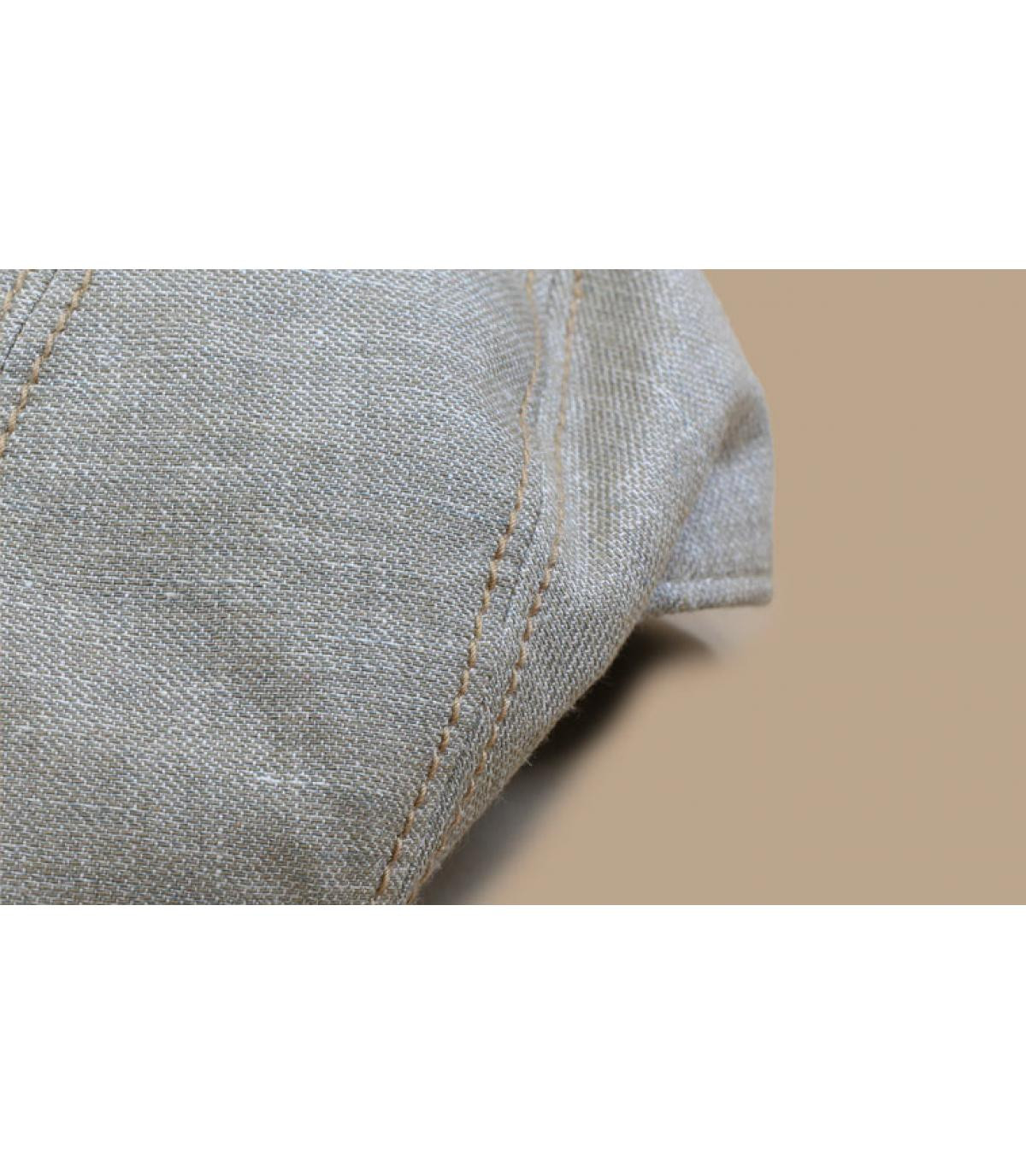 berretto di cotone di lino beige berretto di cotone di lino beige